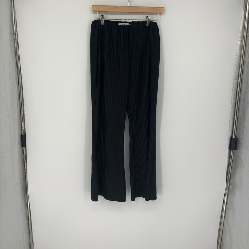 Frankie Shop Ribbed High Rise Flare Pants